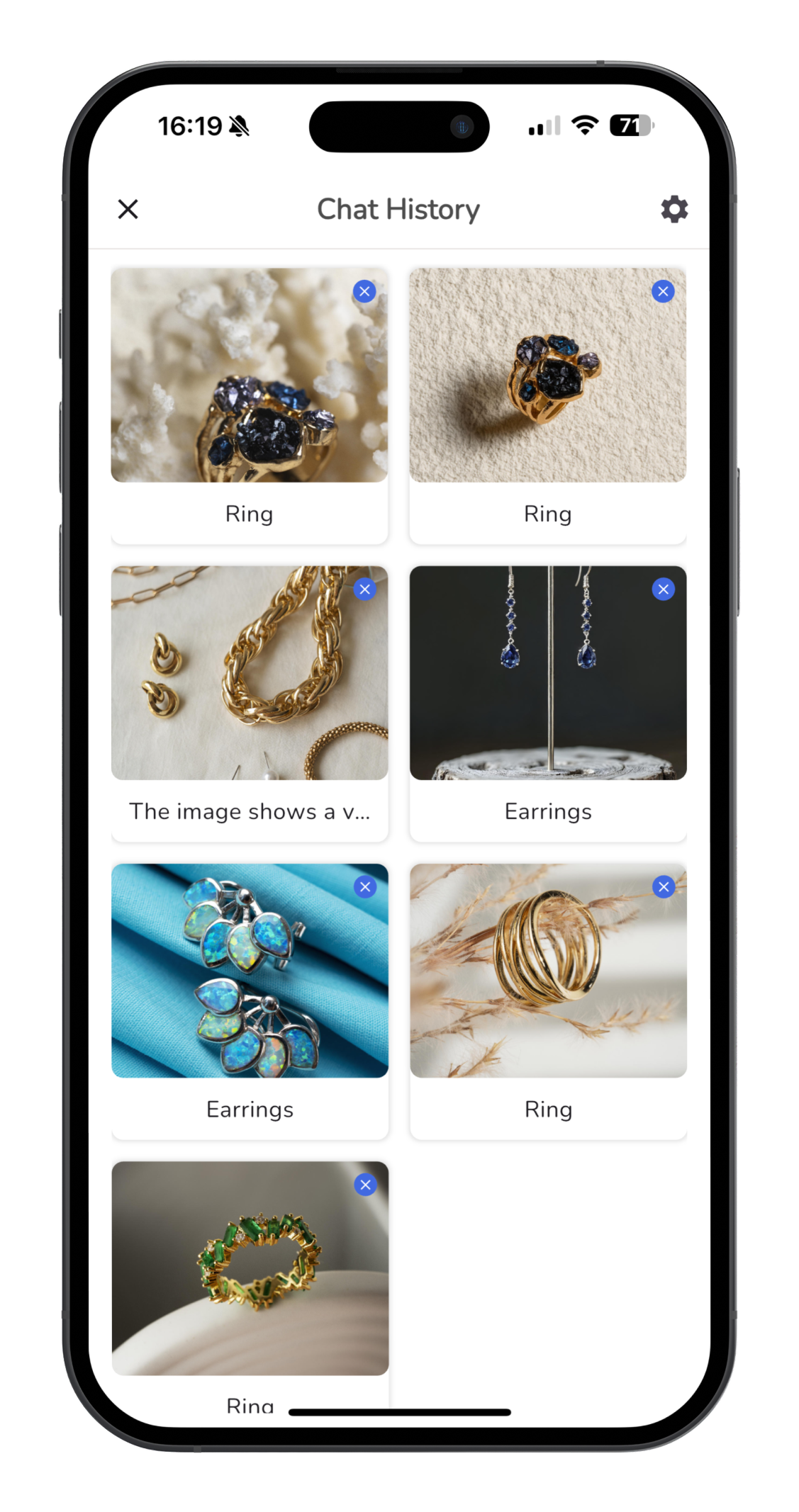 Jewelry Identifier app screenshot - jewelry identification example 3